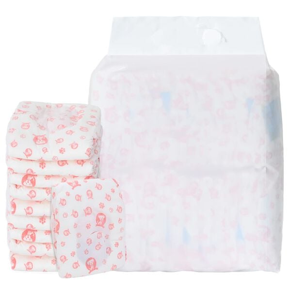 vidaXL Wegwerf-Hundewindel f&uuml;r H&uuml;ndinnen 50 pcs Wei&szlig; M