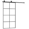 vidaXL Schiebet&uuml;r mit Beschlag 102,5x205 cm ESG-Glas & Aluminium