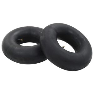 vidaXL Schubkarren-Schl&auml;uche 2 Stk. 15x6.00-6 Gummi