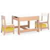 vidaXL Kindertisch mit 2 St&uuml;hlen MDF