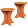 vidaXL Couchtisch 2 Stk. Wachsbraun 46 x 46 x 47 cm Massivholz Kiefer