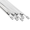 vidaXL Kabelbinder 12 stk. 4,6 x 450 mm Silber