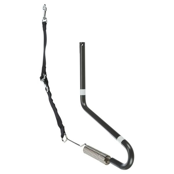 TRIXIE Hundleine f&uuml;r Radfahren U-f&ouml;rmig Schwarz