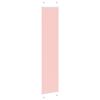 vidaXL Plissee Rosa 50x200 cm Stoffbreite 49,4 cm Polyester