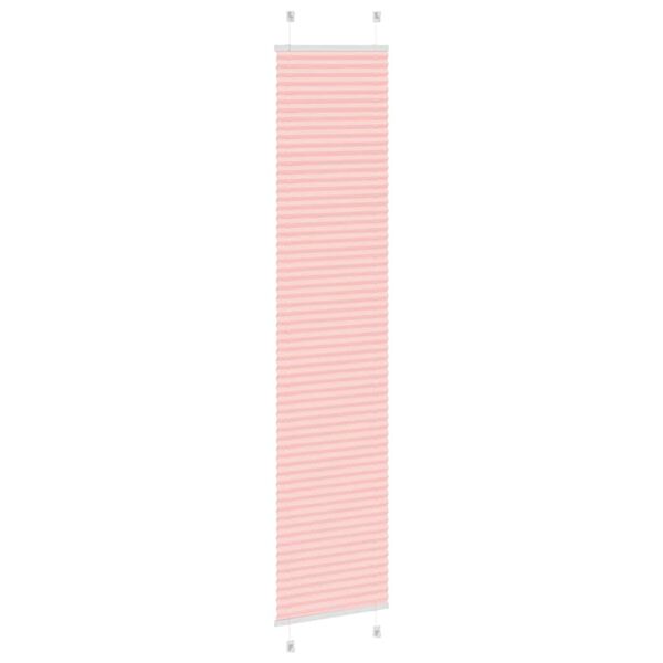 vidaXL Plissee Rosa 50x200 cm Stoffbreite 49,4 cm Polyester