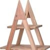 H&S Collection Blumentreppe mit 3 Ablagen 48x32x79 cm Holz