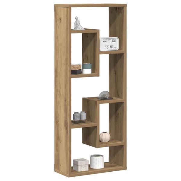 vidaXL Wandregal Artisan-Eiche 36 x 16 x 90 cm Holzwerkstoff