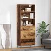 vidaXL Highboard mit Schubladen 2 pcs Altholz Holzwerkstoff