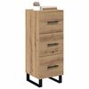 vidaXL Sideboard Artisan-Eiche 34,5 x 34 x 90 cm Holzwerkstoff