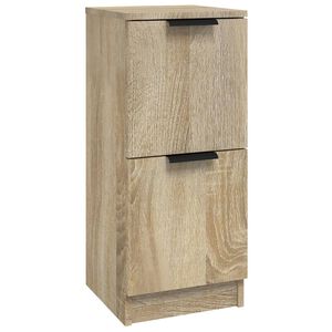 vidaXL Sideboard Sonoma-Eiche 30x30x70 cm Holzwerkstoff