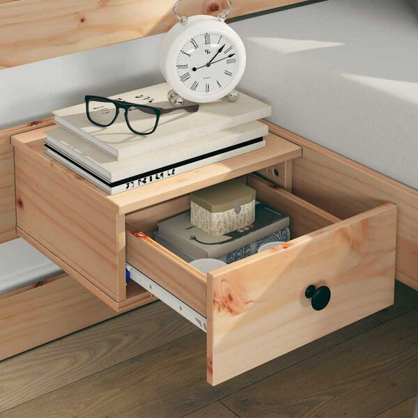 vidaXL Bettrahmen mit Kopfteil Braun 160 x 200 cm Massives Kiefernholz