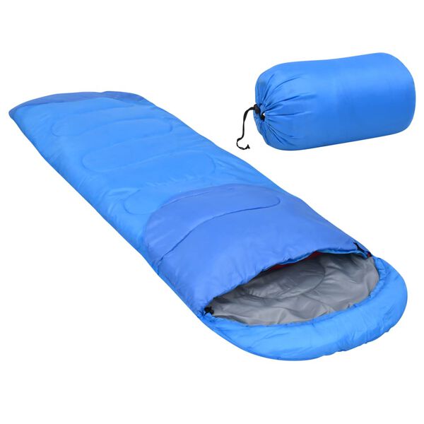 vidaXL Schlafsack Blau 10℃ 1000g