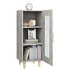 vidaXL Sideboard Betongrau 34,5x34x90 cm Holzwerkstoff