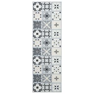 vidaXL Teppichl&auml;ufer ORIZ 1150 gsm Grau und Schwarz