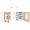 vidaXL H&auml;ngeschrank 2 pcs Sonoma-Eiche 40 x 31 x 40 cm Holzwerkstoff