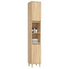 vidaXL Badschrank Sonoma-Eiche 30x30x190 cm Holzwerkstoff