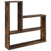 vidaXL Wandregal Raucheiche 60 x 11 x 60 cm Holzwerkstoff