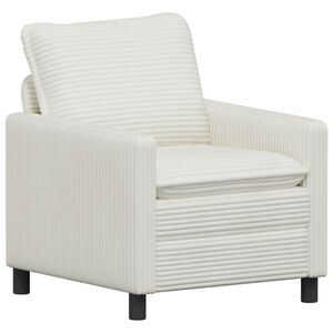 vidaXL Sofa Creme 76 x 81 x 87,5 cm Polyester