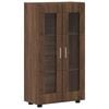 vidaXL Sideboard FLORIN 55,5 x 29 x 100 cm Braun Eichen-Optik
