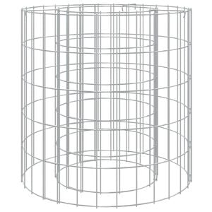 vidaXL Gabionen-Feuerstelle &Oslash; 50 cm Verzinktes Eisen
