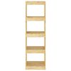 vidaXL B&uuml;cherrega/Raumteiler 40x30x135,5 cm Massivholz Kiefer