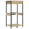 vidaXL Nachttisch Sonoma-Eiche 41 x 31 x 76 cm Holzwerkstoff