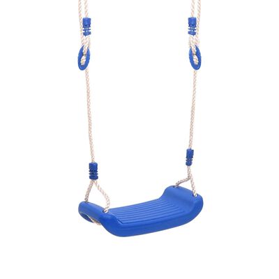 vidaXL Schaukelsitze mit Seilen 2 Stk. Blau 38x16 cm Polyethene