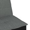 vidaXL Schlafsofa in L-Form Dunkelgrau 255x140x70 cm Stoff