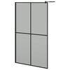 vidaXL Duschwand f&uuml;r Walk-in Dusche 118x190 cm Dunkles Sicherheitsglas
