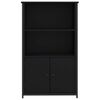 vidaXL Highboard Schwarz 62x32x103,5 cm Holzwerkstoff
