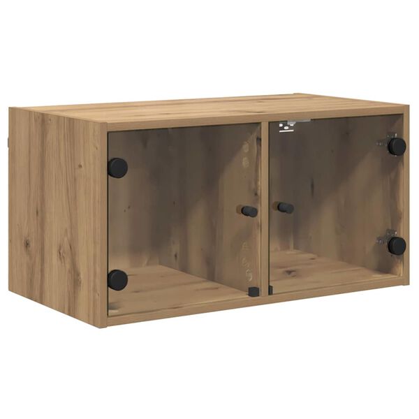 vidaXL Wandschrank Artisan-Eiche 68 x 37 x 35 cm Holzwerkstoff