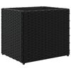 vidaXL Pflanzk&uuml;bel Schwarz 36x30x32 cm Poly Rattan