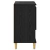 vidaXL Sideboards 2 pcs Schwarz Eichen-Optik 60 x 35 x 70 cm