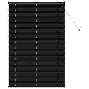 vidaXL Venetianer Jalousie Verstellbar Schwarz 150 x 80 cm PVC