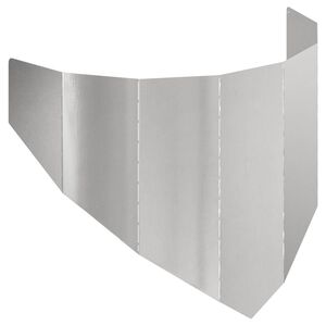 vidaXL Raseneinfassung 100 x 45 cm Stahl Silber