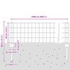 vidaXL Zaun mit Pfosten Gr&uuml;n 0,4 x 25 m Stahl und PVC