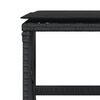 vidaXL 17-tlg. Garten-Essgruppe mit Kissen Schwarz Poly Rattan