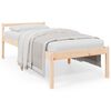 vidaXL Seniorenbett 90x200 cm Massivholz Kiefer