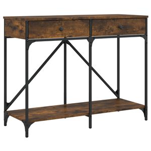 vidaXL Konsolentisch R&auml;uchereiche 100x39x78,5 cm Holzwerkstoff