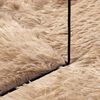 vidaXL Teppich Shaggy Hochflor NAVARRA Beige 240x240 cm Polyester