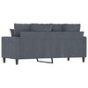 vidaXL 2-Sitzer-Sofa Dunkelgrau 140 cm Samt