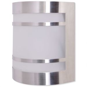 vidaXL Au&szlig;enwandlampe Edelstahl