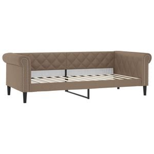 vidaXL Tagesbett Cappuccino-Braun 80x200 cm Kunstleder