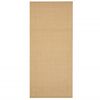vidaXL Teppich Natur Sisal 66x150 cm