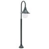 vidaXL Garten-Pollerleuchte E27 120 cm Aluminium Dunkelgr&uuml;n