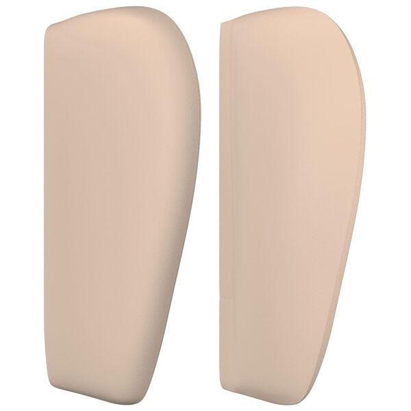 vidaXL Kopfteil mit Ohren Cappuccino-Braun 103x23x78/88 cm Kunstleder