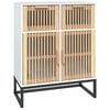 vidaXL Sideboard Wei&szlig; 60x30x75 cm Holzwerkstoff