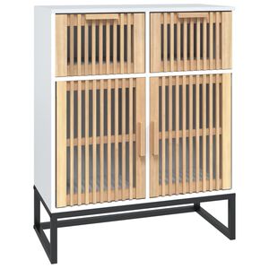 vidaXL Sideboard Wei&szlig; 60x30x75 cm Holzwerkstoff