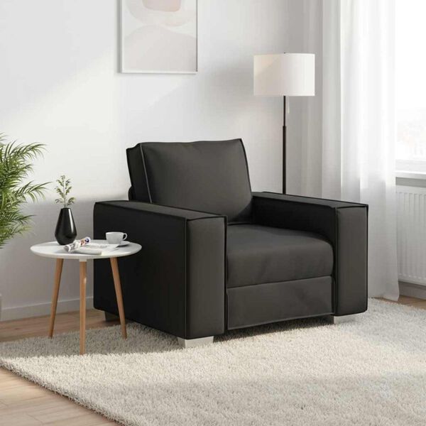 vidaXL Sofa Schwarz 99 x 80 x 84 cm Stoff