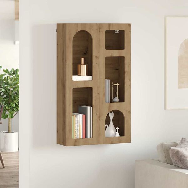 vidaXL H&auml;ngeschrank Artisan-Eiche 59 x 20 x 100 cm Holzwerkstoff